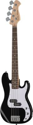 harley benton bass guitars harley benton pb-shorty bk standard rw