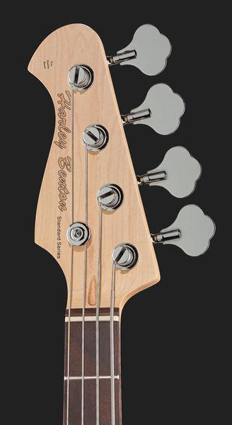 harley benton bass guitars harley benton pb-shorty lh bk std. set 2