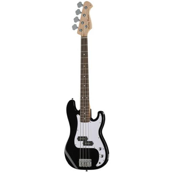 harley benton bass guitars harley benton pb-shorty standard series bass guitar - black