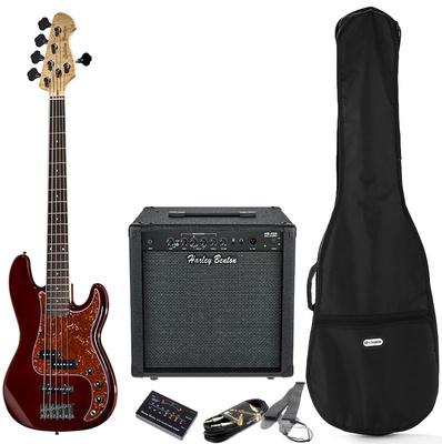 harley benton bass guitars harley benton pj-5 htr deluxe series set 2