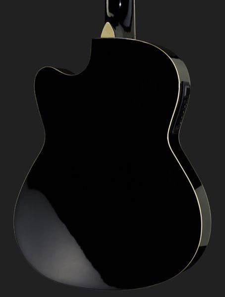 harley benton classical guitars harley benton cg200ce-bk