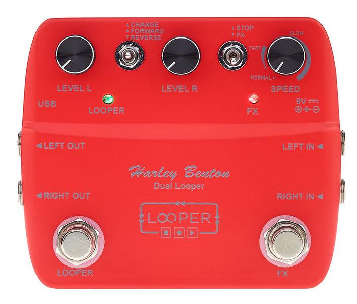 harley benton effect pedals harley benton dual looper