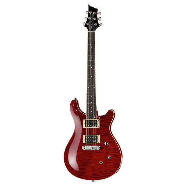 harley benton electric guitars harley benton cst-24 dlx electric guitar - black cherry flame
