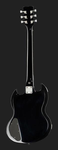 harley benton electric guitars harley benton dc-200 bk student serie bundle