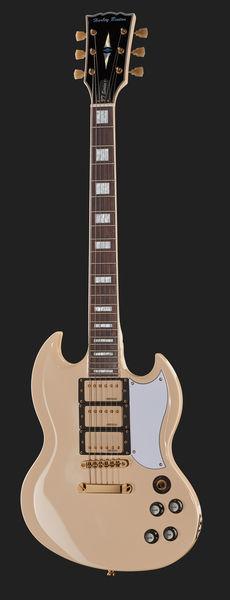 harley benton electric guitars harley benton dc-600 vi vintage serie bundle