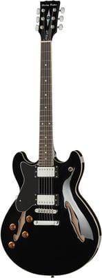 harley benton electric guitars harley benton hb-35lh bk vintage series