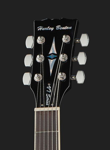 harley benton electric guitars harley benton hb-35lh bk vintage series