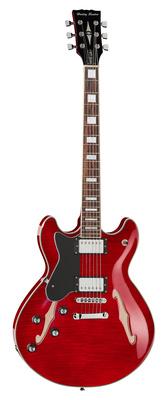 harley benton electric guitars harley benton hb-35plus lh cherry