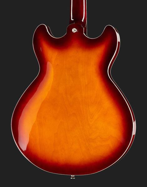 harley benton electric guitars harley benton hb-35plus vintage burst