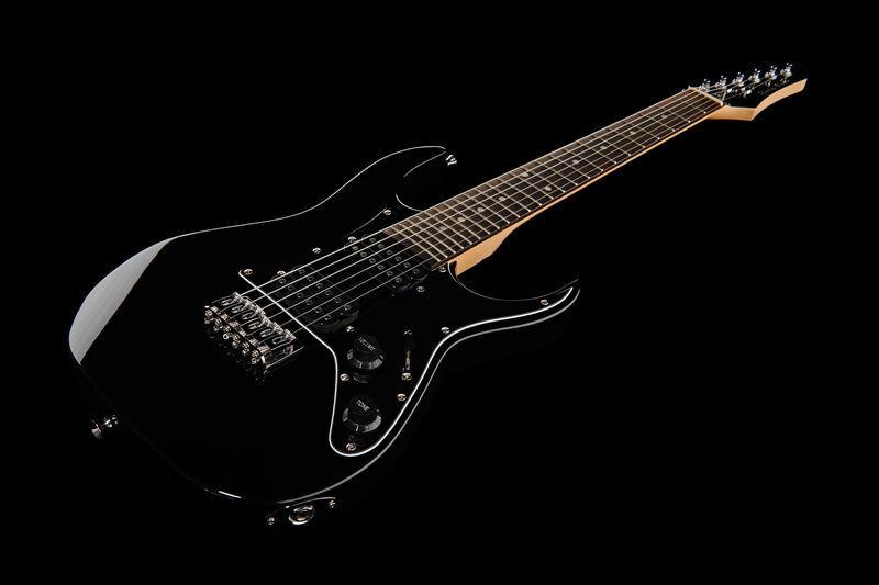 harley benton electric guitars harley benton rg-junior bk bundle 1