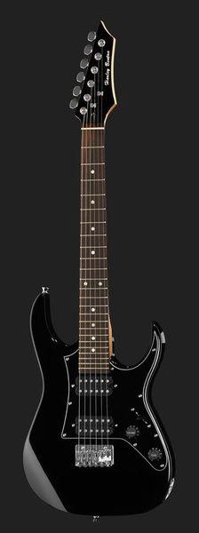 harley benton electric guitars harley benton rg-junior bk bundle 2
