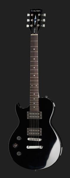 harley benton electric guitars harley benton sc-200lh bk student series