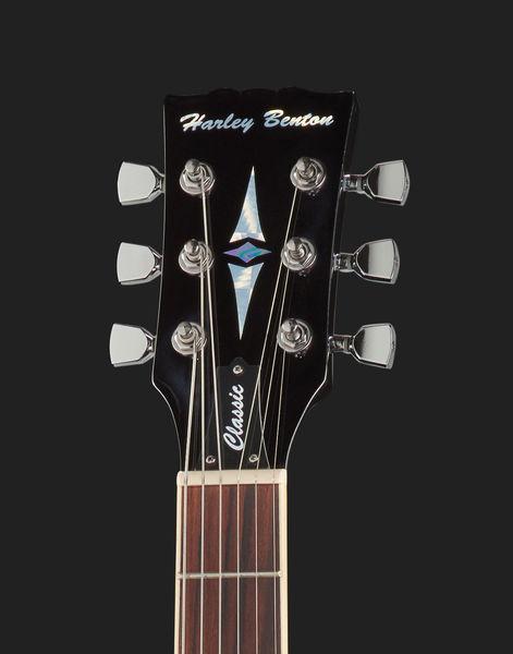 harley benton electric guitars harley benton sc-450 bk classic series