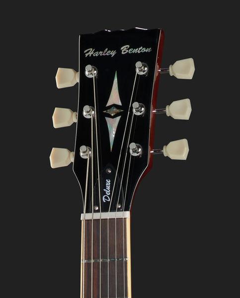 harley benton electric guitars harley benton sc-550 faded tobacco flame