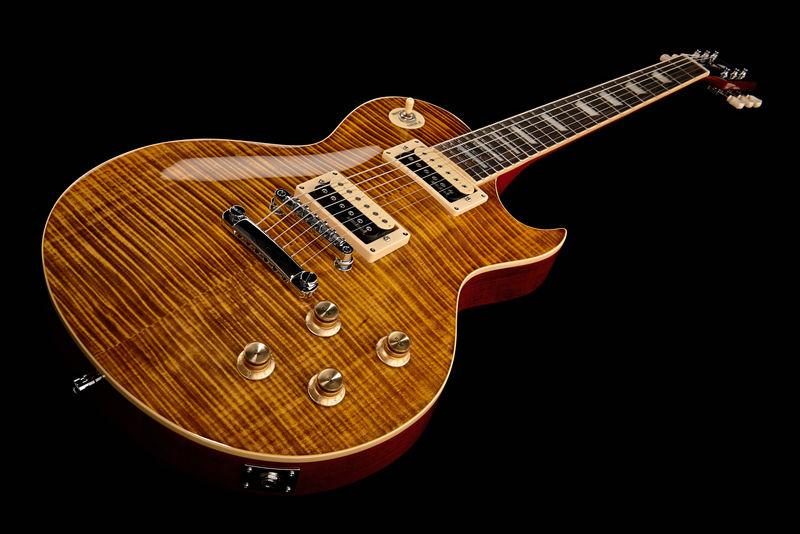 harley benton electric guitars harley benton sc-550 paradise amber f bundle