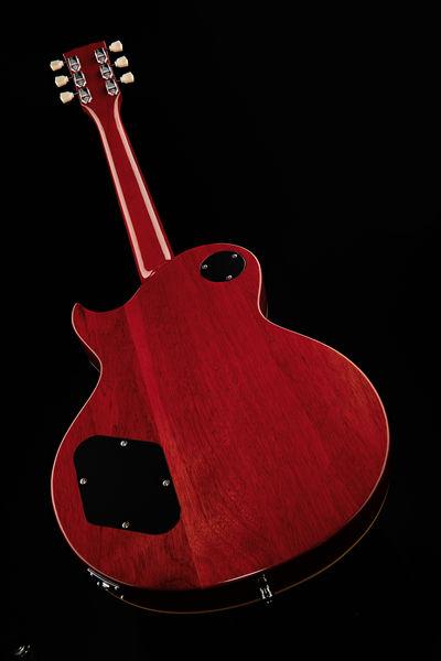 harley benton electric guitars harley benton sc-550 paradise amber flame