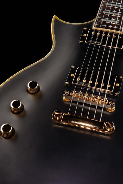 harley benton electric guitars harley benton sc-custom lh vintage black