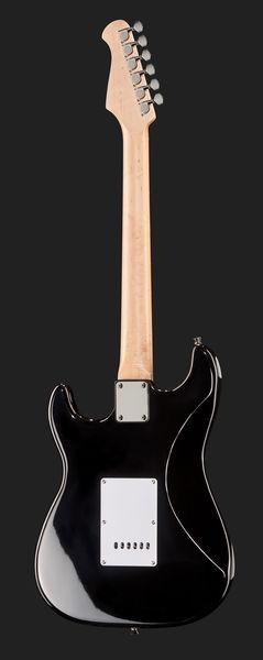 harley benton electric guitars harley benton st-20 bk standard series