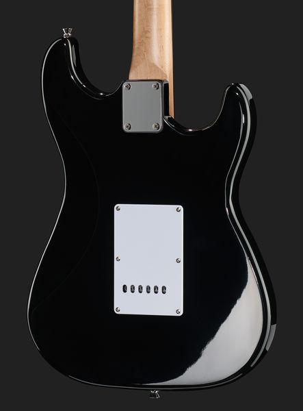 harley benton electric guitars harley benton st-20lh bk standard series