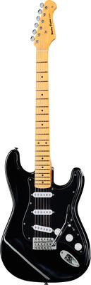 harley benton electric guitars harley benton st-57dg black tribute