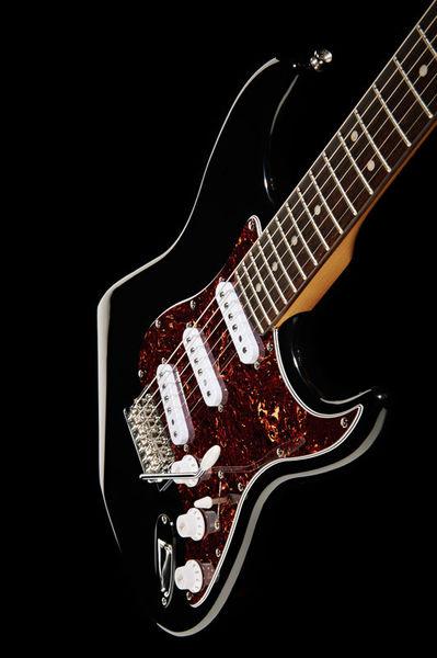 harley benton electric guitars harley benton st-62 bk vintage series