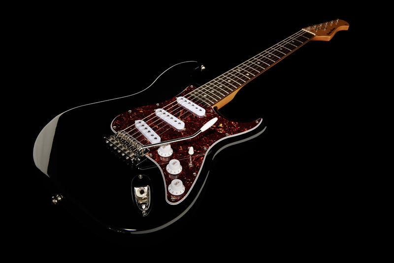 harley benton electric guitars harley benton st-62 bk vintage series