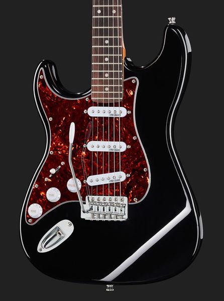 harley benton electric guitars harley benton st-62lh bk vintage series