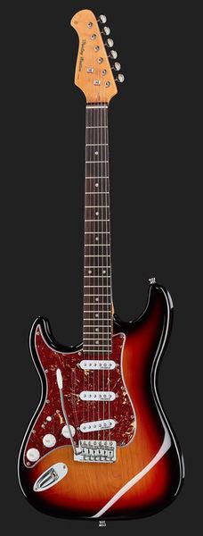 harley benton electric guitars harley benton st-62lh sb vintage series