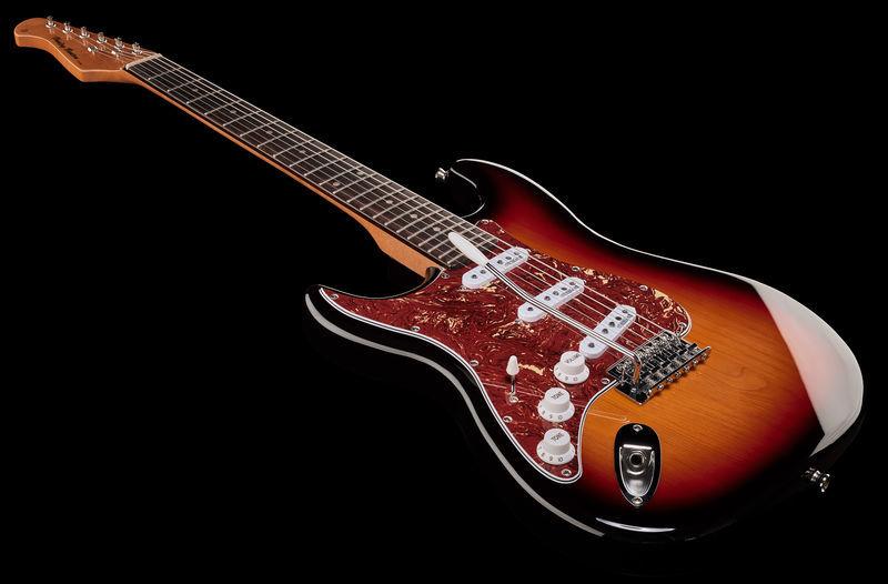 harley benton electric guitars harley benton st-62lh sb vintage series