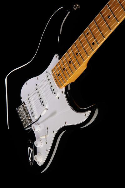 harley benton electric guitars harley benton st-62mn bk vintage series