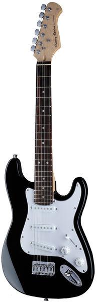 harley benton electric guitars harley benton st-mini bk bundle 1