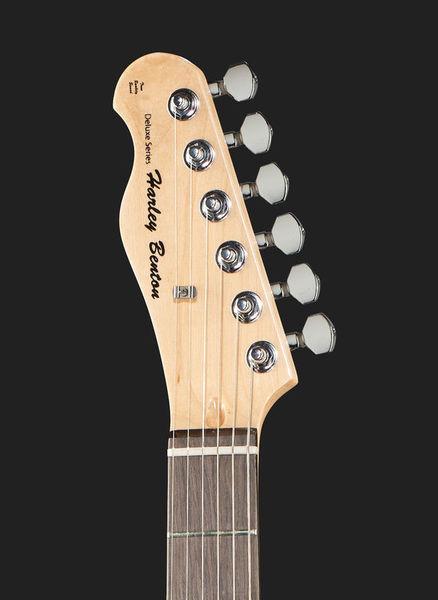 harley benton electric guitars harley benton te-90qm lh trans red