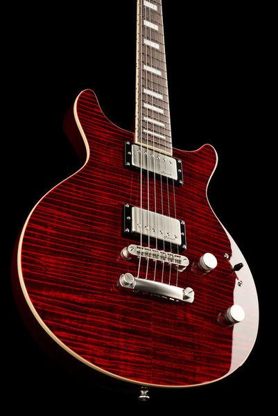 harley benton electric guitars harley benton xt-22 black cherry flame