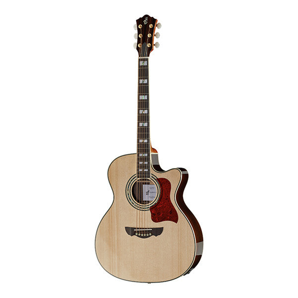 harley benton electro acoustic guitars harley benton clj-503ce cutaway electro acoustic guitar - natural high gloss