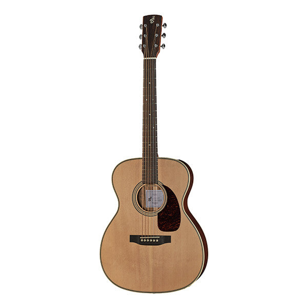 harley benton electro acoustic guitars harley benton custom line cla-28ve dreadnought electro acoustic guitar - natural matte