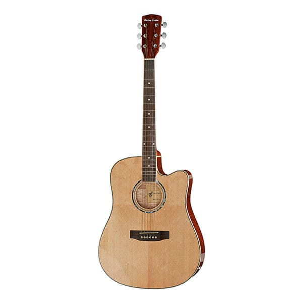 Harley Benton Electro Acoustic Guitars Natural High Gloss Harley Benton D-120CE Dreadnought Cutaway Electro Acoustic Guitar