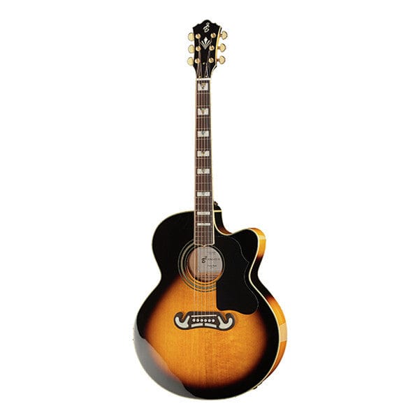 harley benton electro acoustic guitars vintage sunburst high gloss harley benton hb custom line king-ce cutaway electro acoustic guitar #color_vintage-sunburst-high-gloss