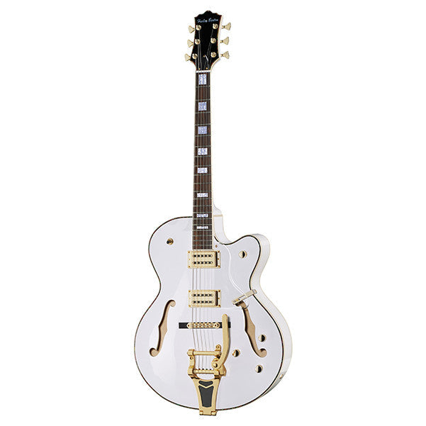 harley benton hollow & semi-hollow electric guitars vintage white harley benton bigtone electric guitar #color_vintage-white