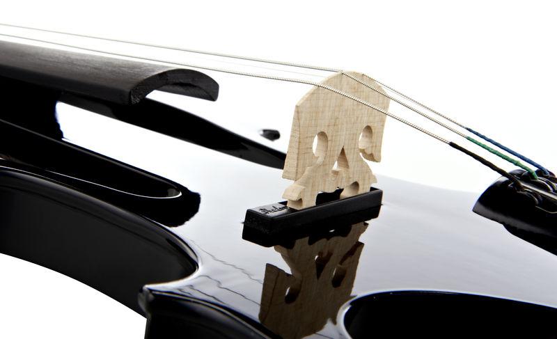 harley benton violins harley benton hbv 840bk 4/4 electric violin