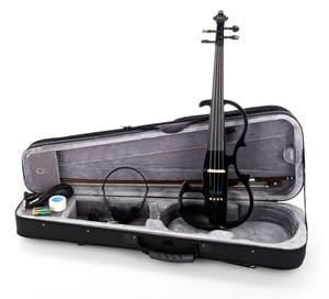 harley benton violins harley benton hbv 870bk/rd 4/4 electric violin