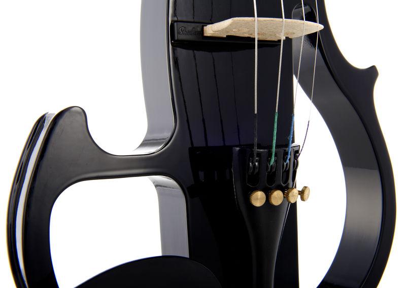 harley benton violins harley benton hbv 870bk/rd 4/4 electric violin