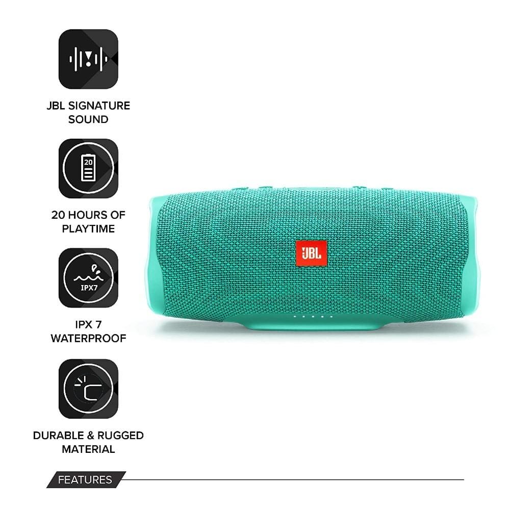harman india bluetooth speakers jbl charge 4 portable bluetooth speaker #color_teal