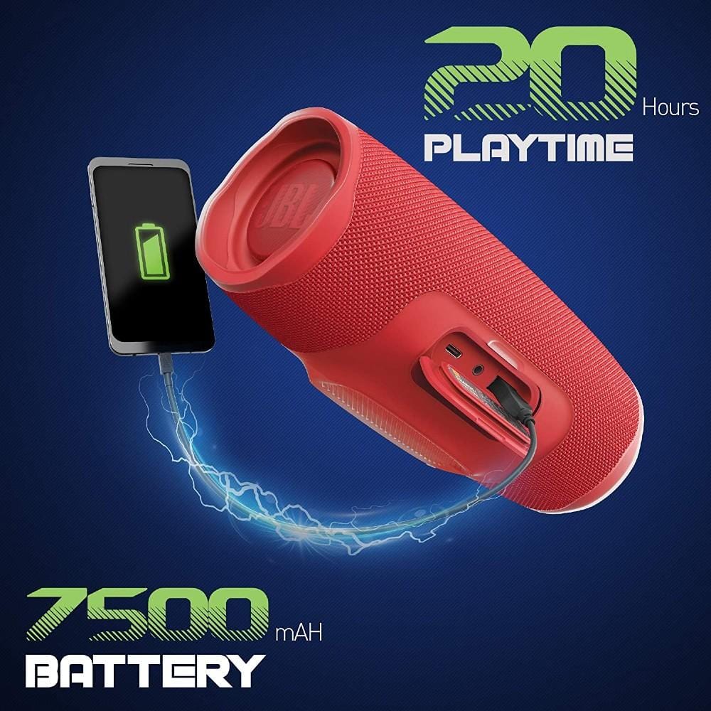 harman india bluetooth speakers jbl charge 4 portable bluetooth speaker #color_red
