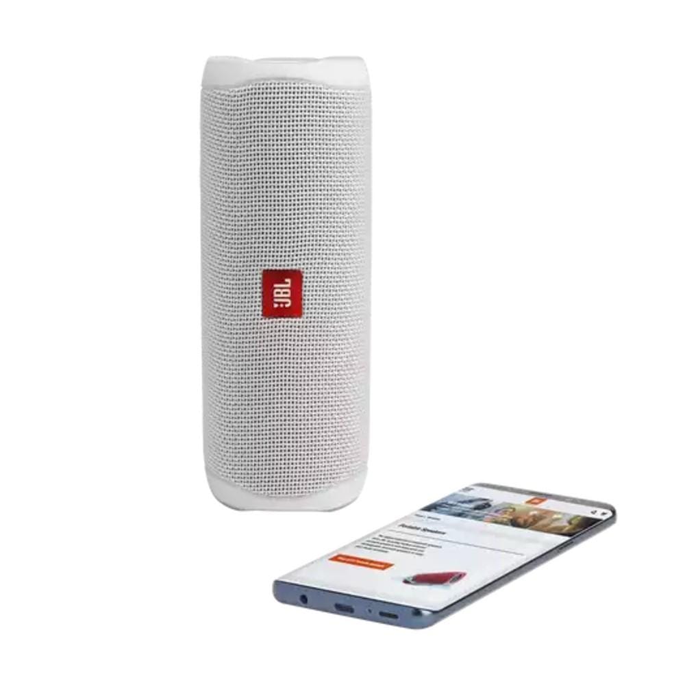 harman india bluetooth speakers jbl flip 5 portable waterproof bluetooth speaker #color_white