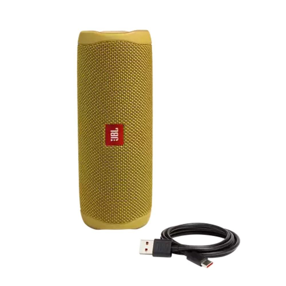 harman india bluetooth speakers jbl flip 5 portable waterproof bluetooth speaker #color_yellow