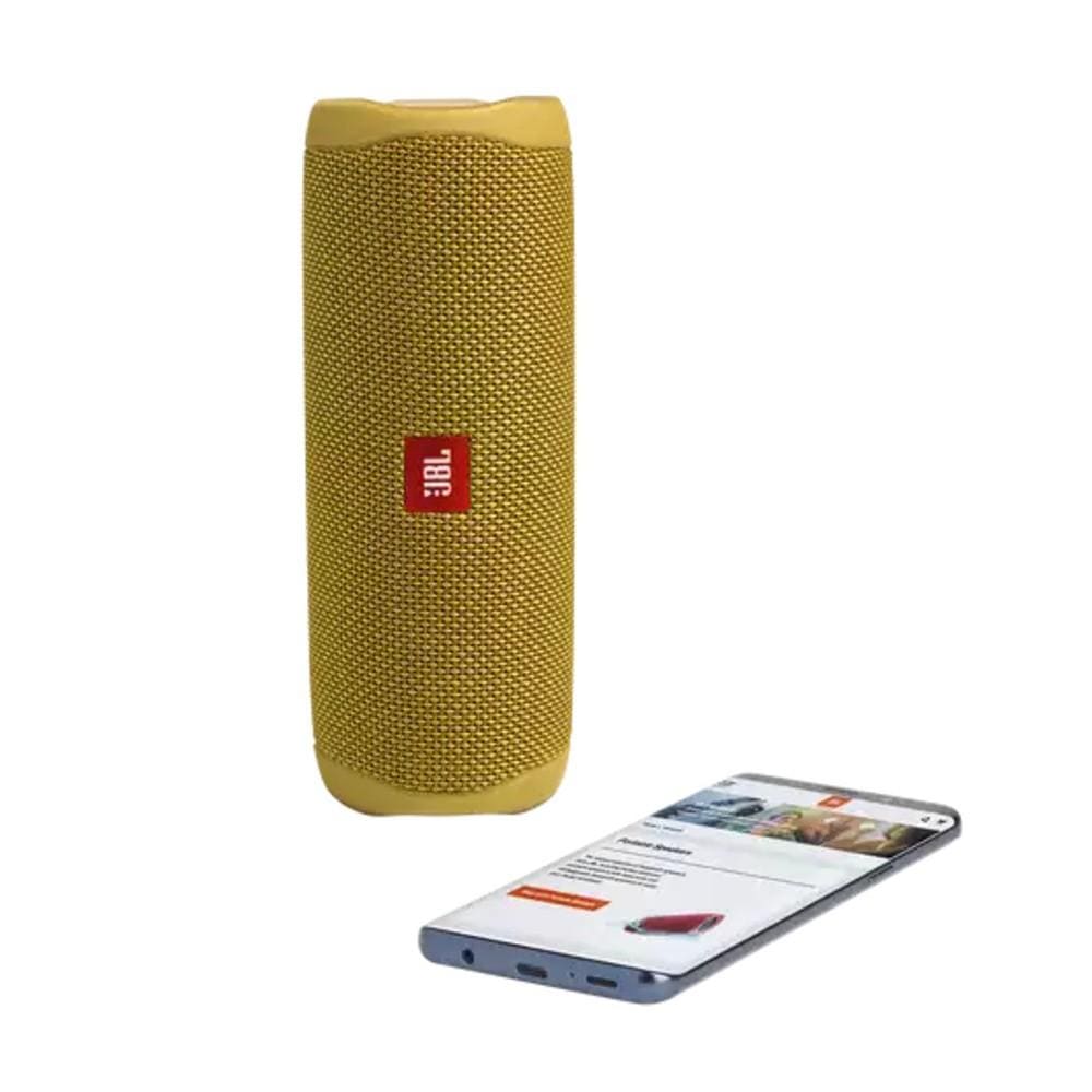 harman india bluetooth speakers jbl flip 5 portable waterproof bluetooth speaker #color_yellow