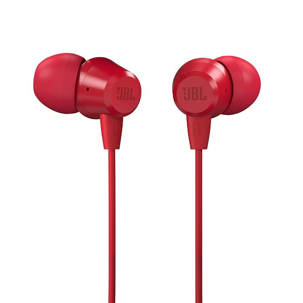 harman india in-ear wired headphones red jbl c50hi in-ear wired headphone with mic #color_red