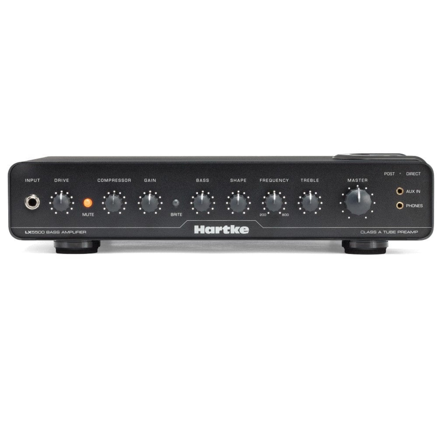 hartke bass amplifier heads black hartke lx5500 500 watt lightweight bass head with tube preamp