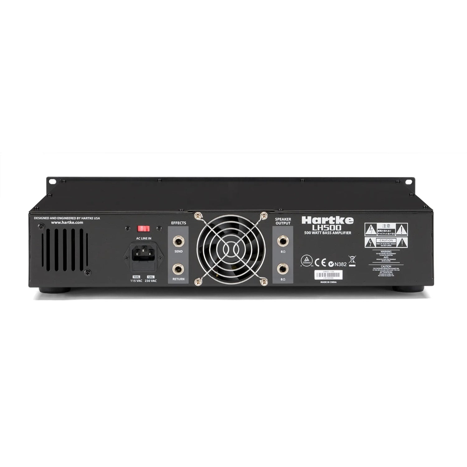 Hartke Bass Amplifier Heads Hartke LH500 500 Watt Bass Amplifier Head