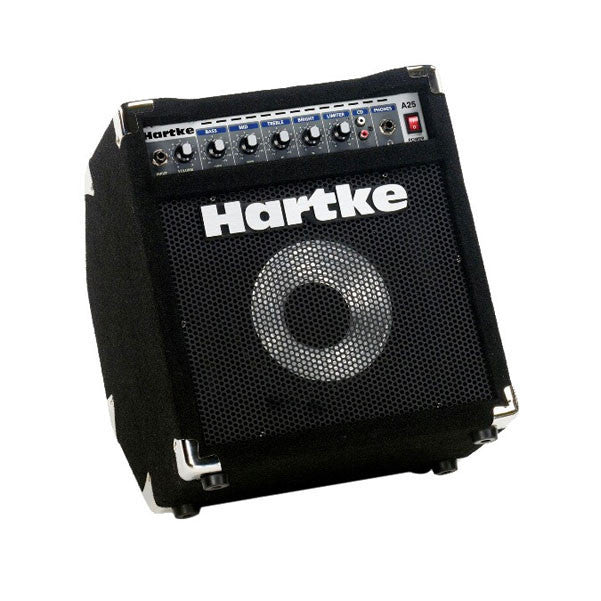 hartke bass combo amplifiers hartke a series a25 25-watt bass combo amplifier